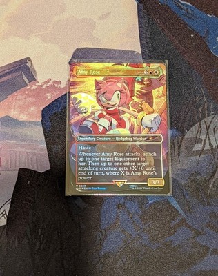 Amy Rose #2083 (FOIL) MTG Sonic Secret Lair Friends & Foes