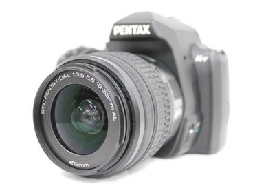 Return Guarantee Pentax K r black 18 55mm F3.5 5.6 AL digital single lens reflex