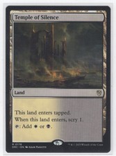#178 2025 Magic Aetherdrift Commander Temple of Silence Rare