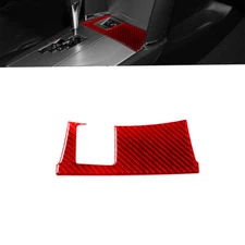 Red Carbon Fiber Console Storage Box Panel Below Cover For Toyota Camry 07-11