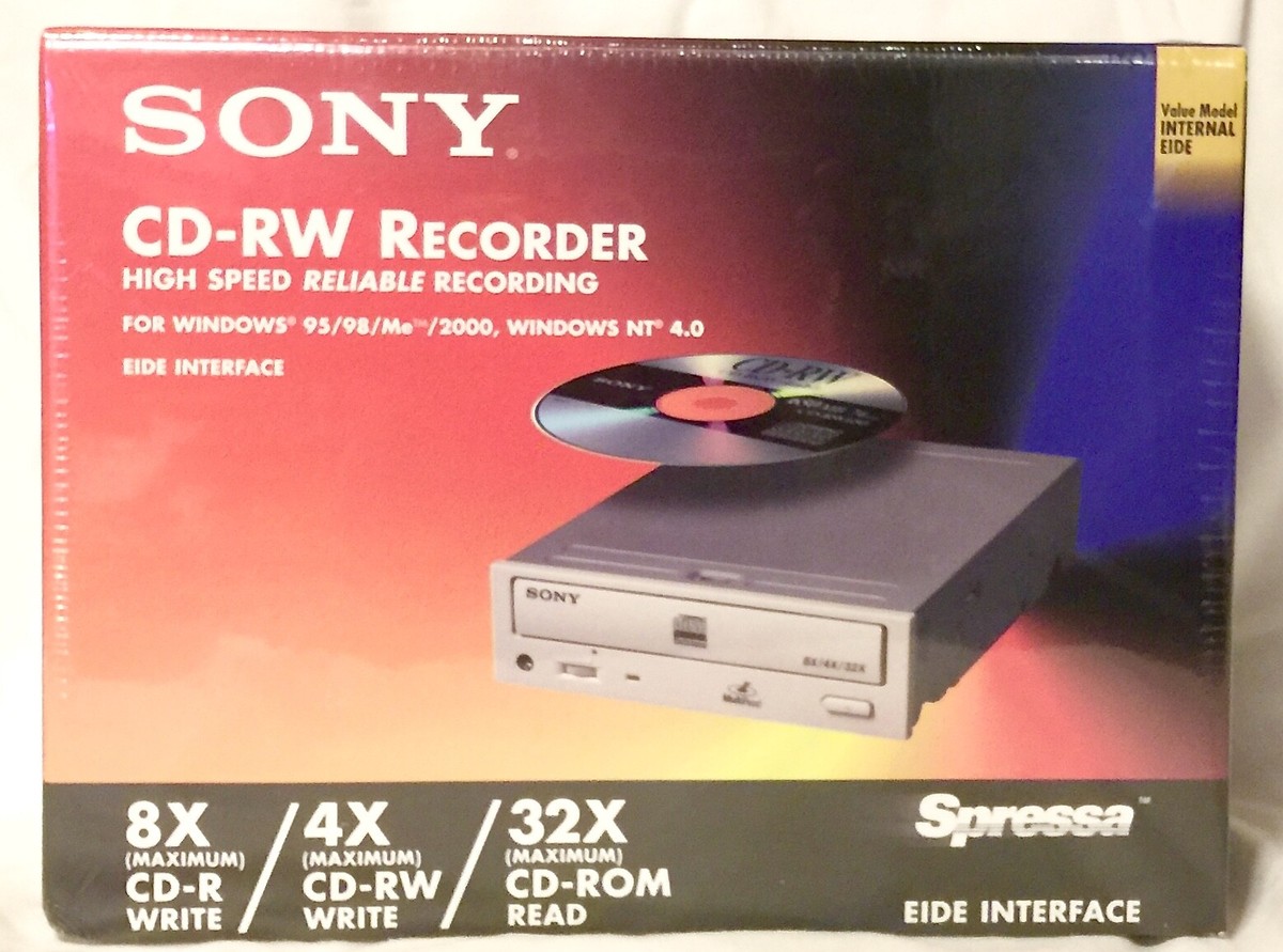 Sony CD-RW CRX140E Recorder EIDE 8x4x32 Internal Drive
