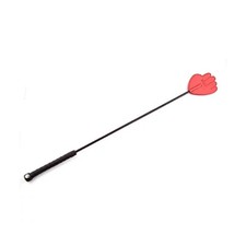 Leather Hand Shaped Riding Crop Spanking Whip Flogger Sex Toy Bondage BDSM Red