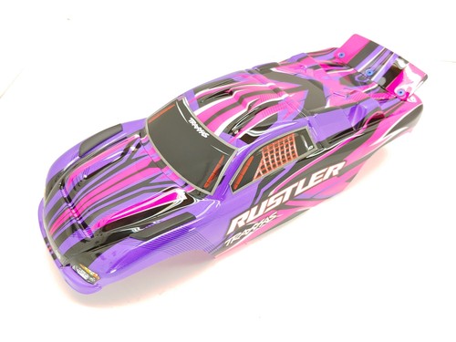 NEW Traxxas Rustler 2wd XL-5 HD Clipless Edition 1/10 Stadium Truck Body PINK - 第 4/5 張圖片