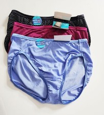 3 Vanity Fair Illumination Hi-Cut Brief Panty Multi 13108 Sz 7/L - NWT