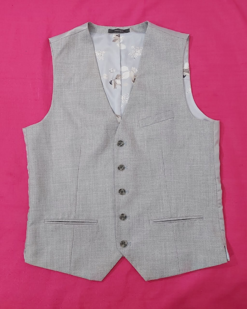 Men's PRIMARK Slim Fit Formal Party Wedding Waistcoat Casual Vest