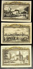 1921 Germany NAUMBURG 75  Phennig Banknote / Notgeld