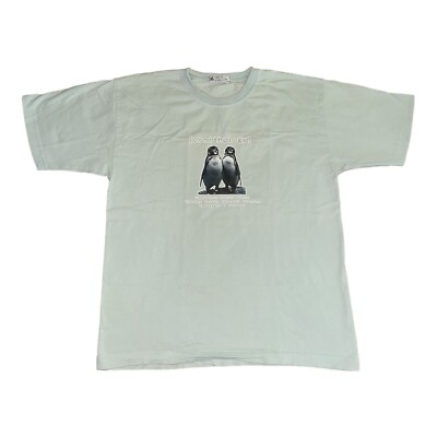 Rare Charles Darwin Research Station Galapagos Ornithology T Shirt Large