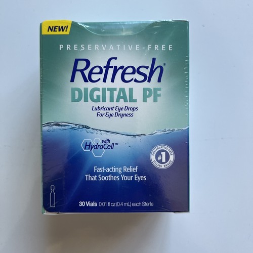 Refresh Digital PF Lubricant Eye Drops 30 Vials Exp 01 24 300236954307