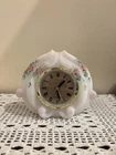 Fenton Rose Garden Hand Painted Clock