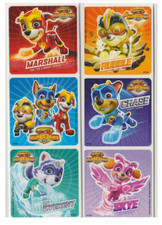 25 Paw Patrol Mighty Pups Stickers, 2.5" x 2.5" each, Party Favors