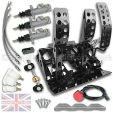 Fits CLIO mk1/2 Hydraulic Floor Mounted Pedal Box + KIT B CMB6451-HYD-KIT+LINES