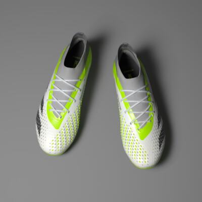 ADIDAS PREDATOR ACCURACY.1 FG SOCCER CLEATS WHITE/BLACK  display picture 2