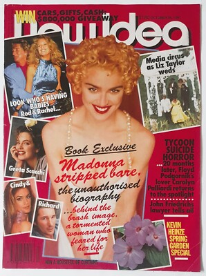 MADONNA New Idea magazine COVER ONLY 1991 Vintage clippings