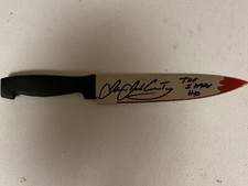 MICHAEL MYERS JAMES JUDE COURTNEY SIGNED AUTOGRAPHED KNIFE PROOF JSA COA AF66970