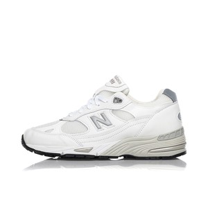 NEW BALANCE 991 MADE IN ENGLAND M991WHI sneakers uomo pelle bianche 574 576 uk c | eBay