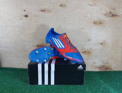 Adidas adizero F50 Leathers SG V20277 Blue boots Cleats mens