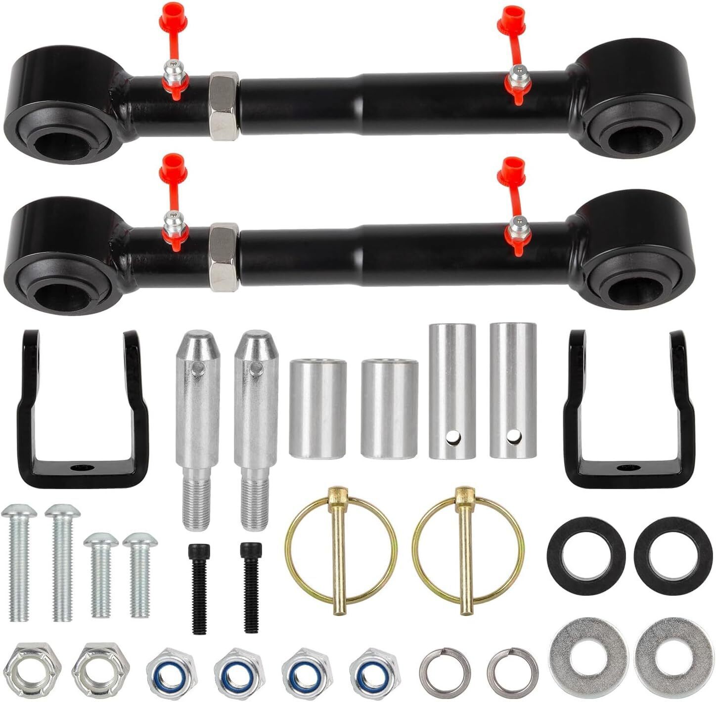 For 1998-2006 Jeep Wrangler TJ 2.5-6" Front Sway Bar Link Quicker Disconnects 
