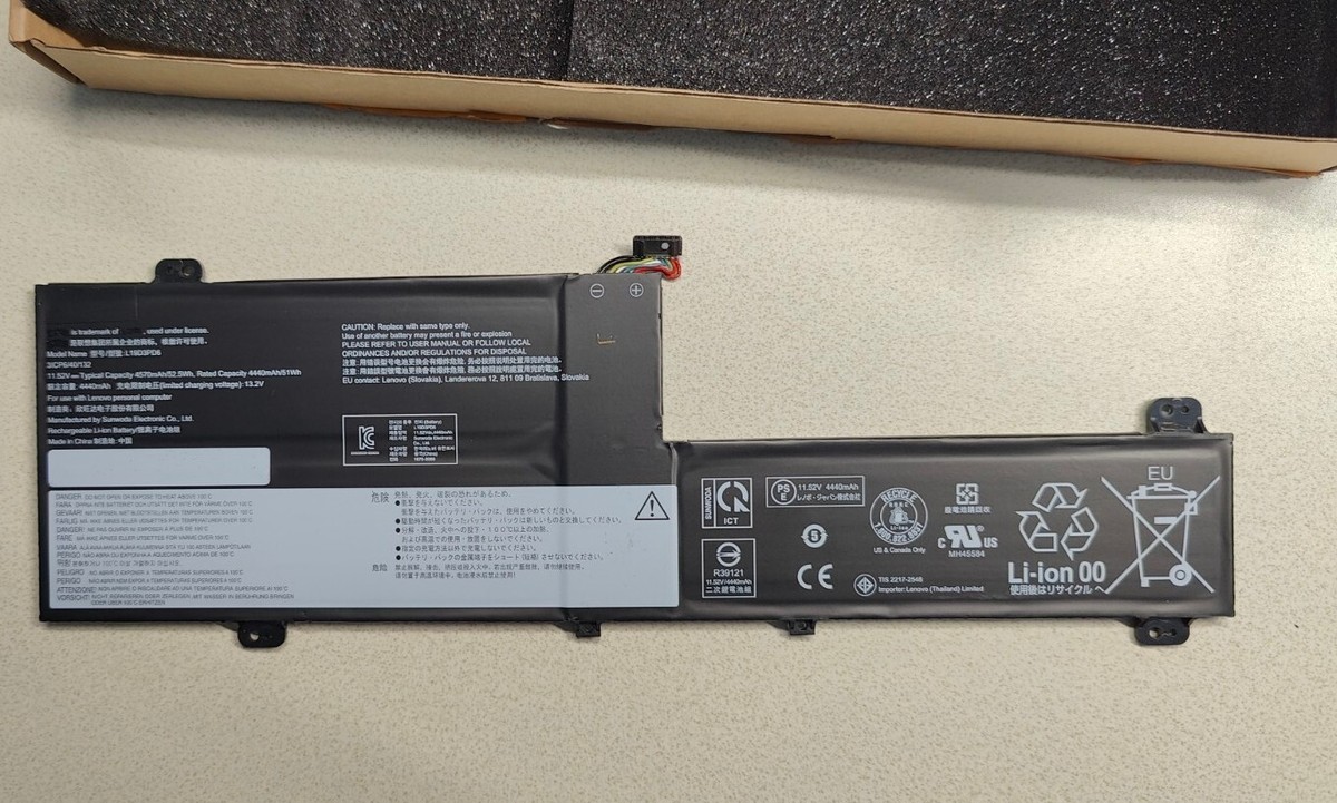 L19L3PD6 4550mAh Battery Replacement for Lenovo ideapad