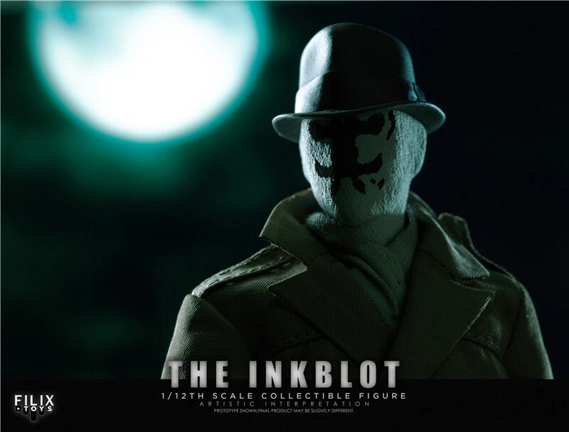 Filix toys THE INKBLOT Rorschach Walter Kovacs 6in Action