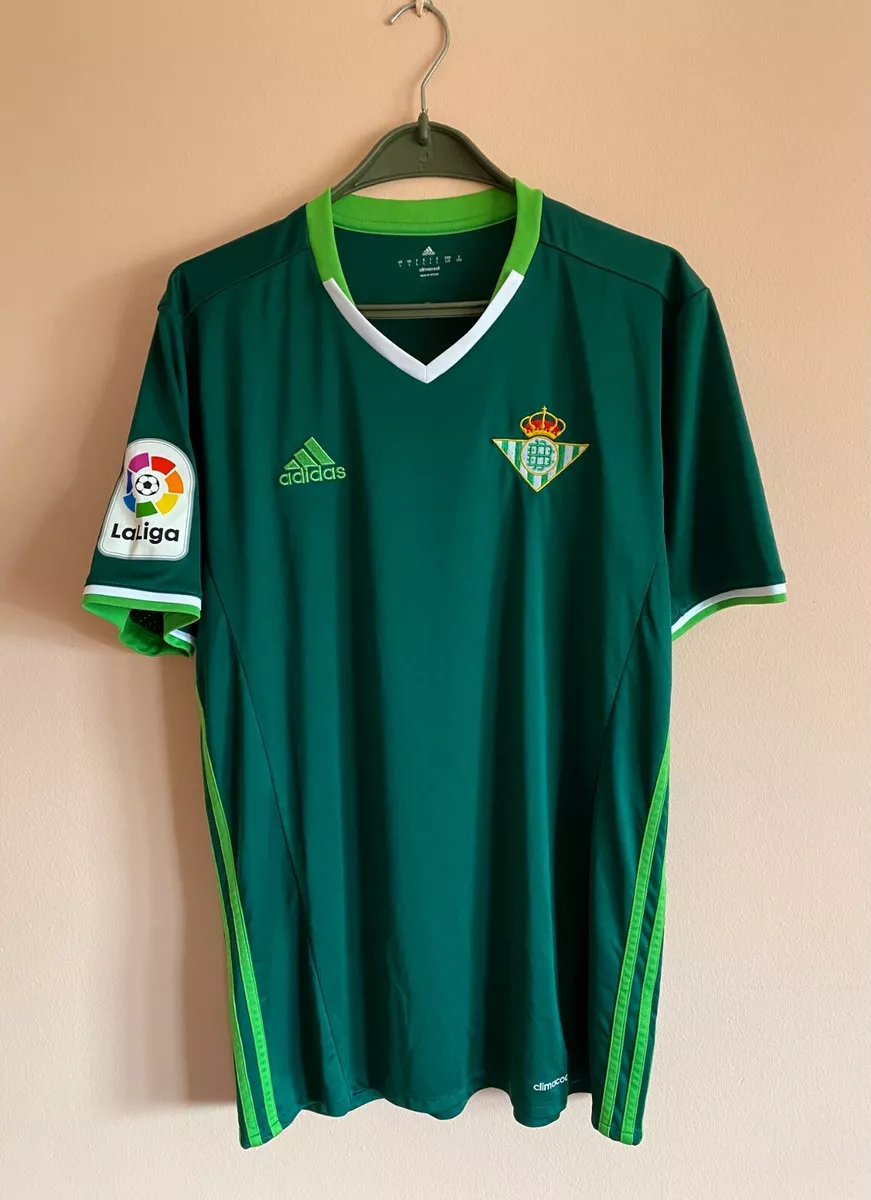 CAMISETA DE FÚTBOL REAL BETIS 2016 2017 CAMISETA DE FÚTBOL ADIDAS AZ0126 Talla L |