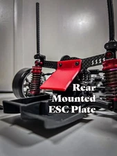 ESC Mount Drift Car | Rear Mount Speed Control for Yokomo and MST 1:10 Drift Car