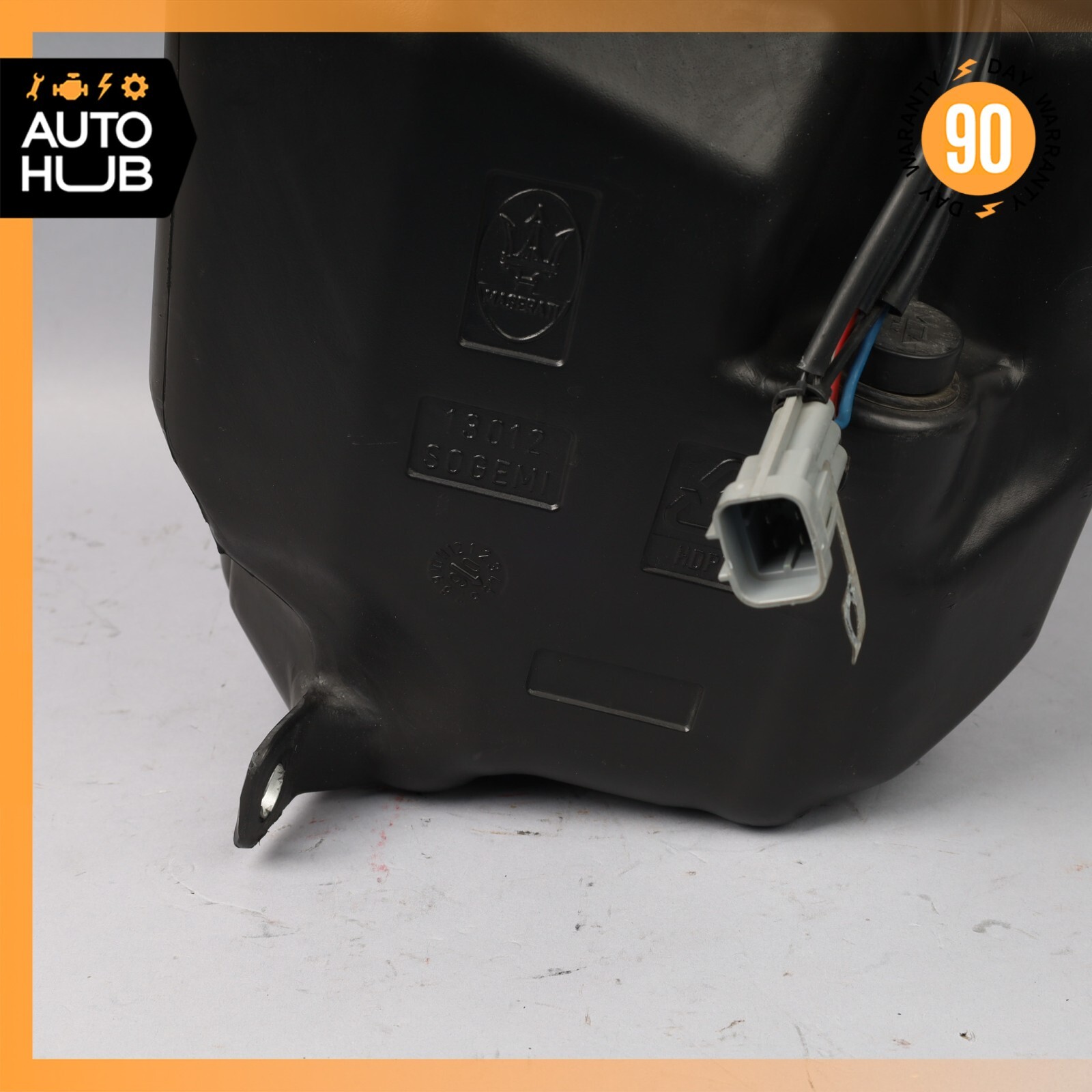 03-08 Maserati Quattroporte Headlight Windshield Washer Bottle Tank OEM 79k