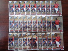 2022 Bowman Chrome Eduardo Lopez #BCP-134 1st Year RC Lot of 29-RED SOX