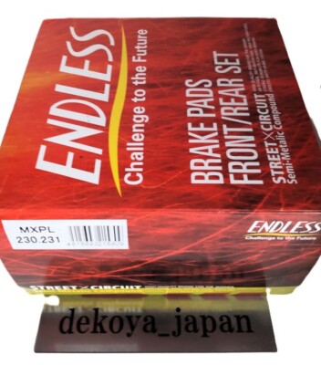 ENDLESS MX72Plus GT-R R32 GTS-t TypeM Brake Pads Front/Rear set