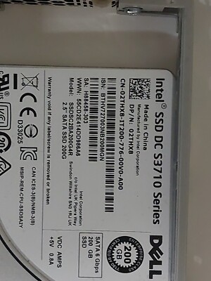 Dell SATA-SSD 200GB SATA 6G SFF R630 - 2THX8