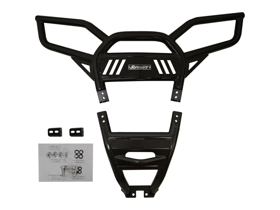SuperATV Heavy Duty Rear Bumper For Polaris RZR 900 / S 900 (2015-2020) - BLACK - Image 4 of 4