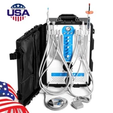 FDA Dental Delivery Unit Turbine System Air Compressor +Woodpecker Curing+Scaler