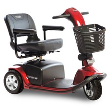 Pride Mobility Victory 10, 3-Wheel Electric Scooter W/U-1 400 LBS Capacity NEW