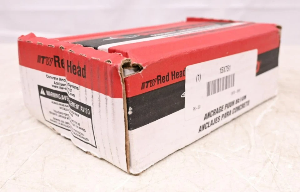 Anclaje de cuña Red Head SWW-3850, diámetro de anclaje de 3/8 pulgadas, acero inoxidable, PK 50 Foto 2 de 4