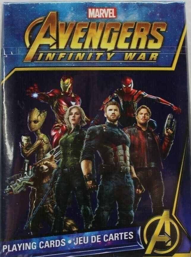 Marvel Avengers Infinity War Playing Cards Deck of 52 for sale
