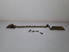 CATENELLA CATENACCIO CHIAVISTELLO COMPLETO VINTAGE OTTONE X PORTONCINO INGRESSO