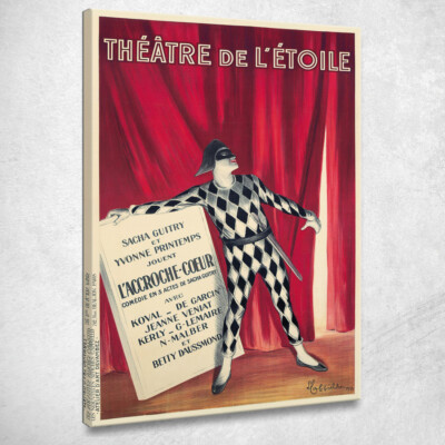 Teatro Delle Stelle Leonetto Cappiello, lcp107 quadro stampato su tela
