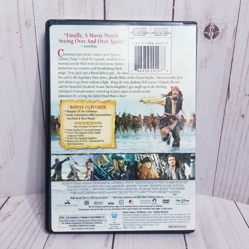 Pirates of the Caribbean: Dead Mans Chest (DVD, 2006, Widescreen) - Picture 2 of 3