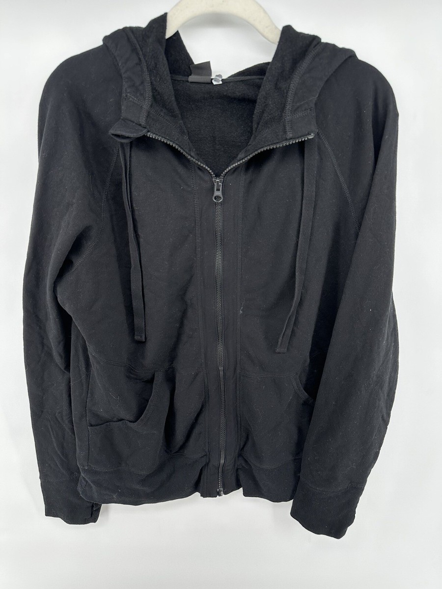 Sweat à capuche Zella Amazing long zippé noir XS