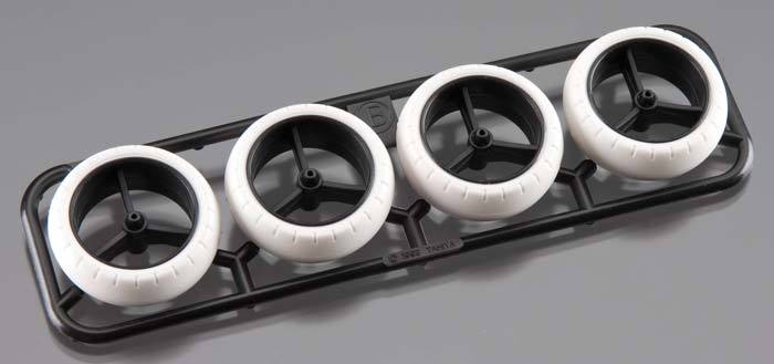 Tamiya 15414 1/32 Mini 4WD Parts Large Diameter Narrow Wheels w