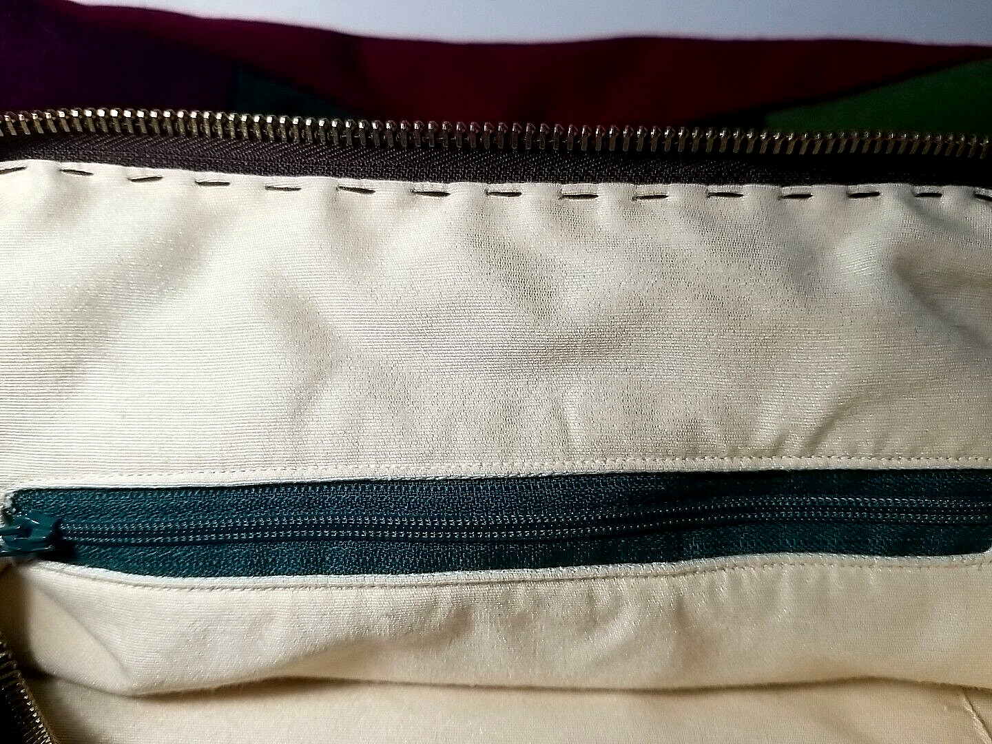 Handmade Patchwork Hobo Bag Purse with Some Hand … - image 7