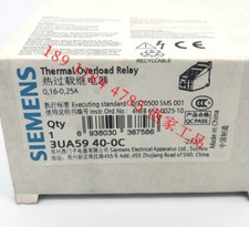 SIEMENS Thermal Overload Relays 3UA5940-0C / 3UA59 40-0C(0.16~0.25)