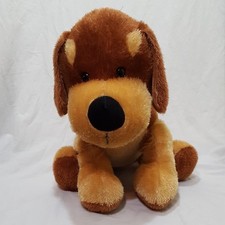Dog Puppy Stuffed Animal Plush Brown Tan Floppy Legs 20" 2010 Medium
