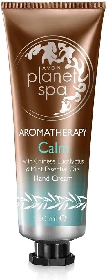 2 x 30ml AVON PLANET SPA AROMATHERAPIE CALM EUKALYPTUS UND NEUWERTIGE HANDCREME NEU