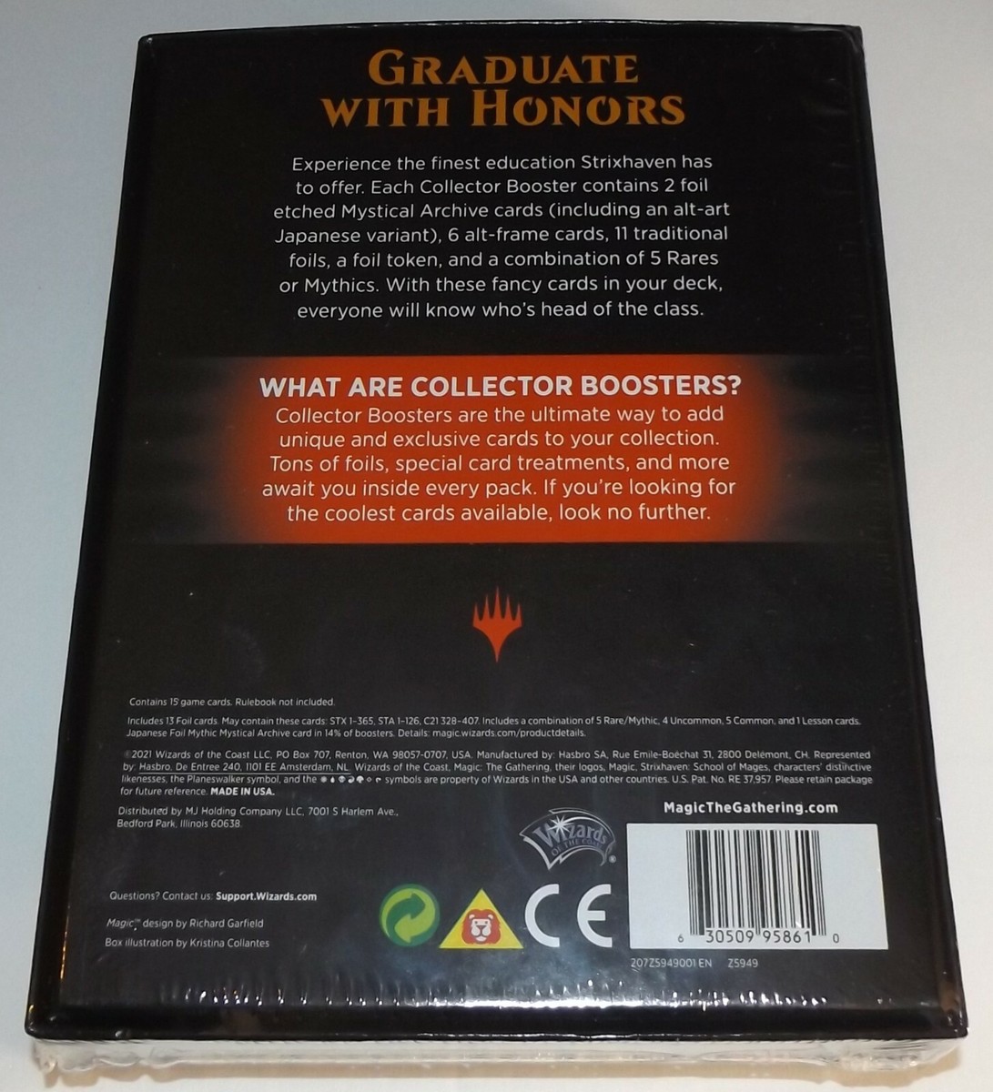 MTG Strixhaven Pack Collector Booster Pack 15 cards Magic the