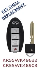 4B Smart Key SHELL For Infiniti 2008-2015 Models KR55WK49622 KR55WK48903