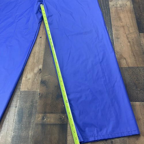 Men's XL Columbia 100% PVC Water Pants RM0120 Color Purple Snap Closure - Picture 8 of 11