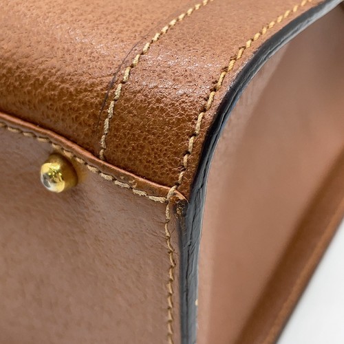 Auth Gucci Brown Leather 002.123.0260 Bamboo Handle Hand bag Tote Bag NS041561 - Picture 8 of 19