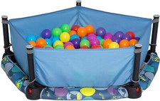 Eezy Peezy 3 in 1 Folding Ball Pit  Trampoline Bouncer Ages 10 Months - 5 years