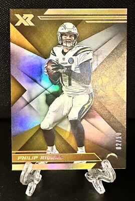 2019 Xr PHILIP RIVERS #/10 SSP Gold Prizm Mirror Parallel🔥San