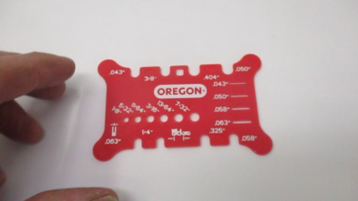 1 Oregon 556418 Gauge Chainsaw Chain Bar & Chain Measuring Tool
